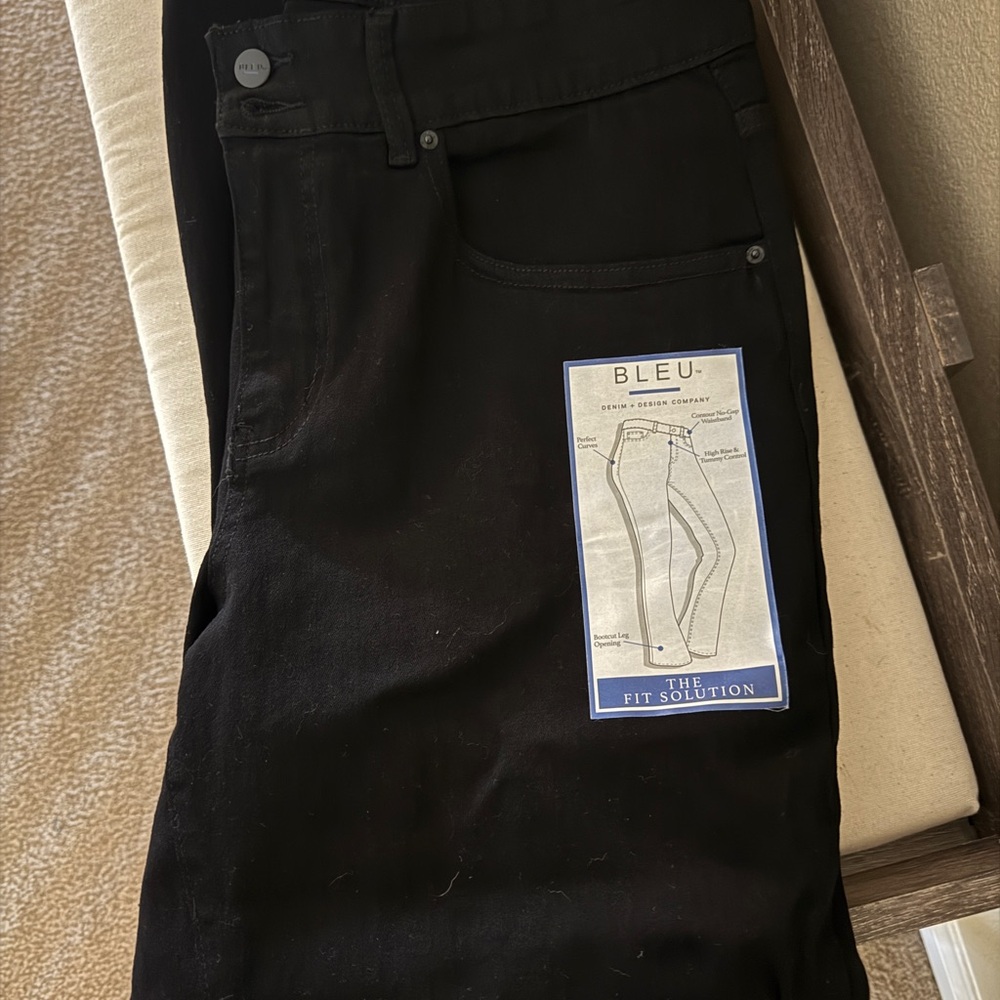 Bleu denim and designs Black Boot Cut Jeans